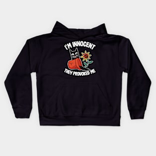 I'm Innocent Funny Cats & Plants Gardening Mom Cat Gift Kids Hoodie